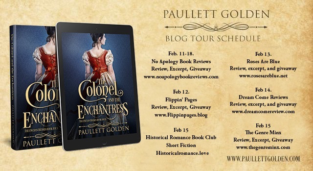 The Colonel and the Enchantress Blog Tour Schedule
